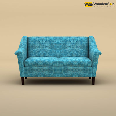 Ojas Loveseat (Cotton, Teal Blue)