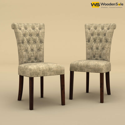 Kia Dining Chairs - Set of 2 (Cotton, Patchy Cream)