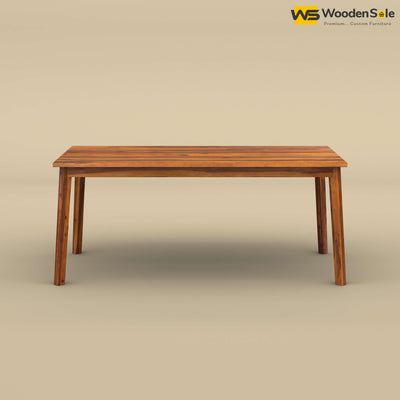 Kia 6 Seater Dining Table (Honey Finish)