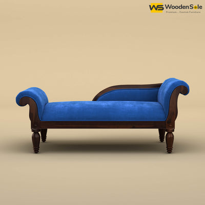 Virat Chaise Lounge (Velvet, Royal Blue)