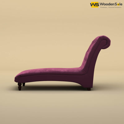 Turkish Chaise Lounge (Velvet, Dark Purple)