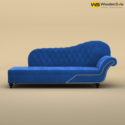 Royal Chaise Lounge (Velvet, Royal Blue)