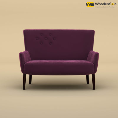 Dil Loveseat (Velvet, Dark Purple)