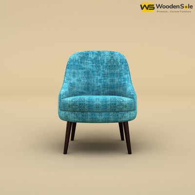 Lawson Lounge Chair (Cotton, Teal Blue)