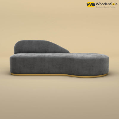 Pablo Premium Design Couch Sofa (Velvet, Charcoal Gray)
