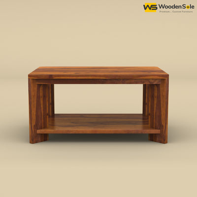 Wooden Coffee Table (Honey Finish)