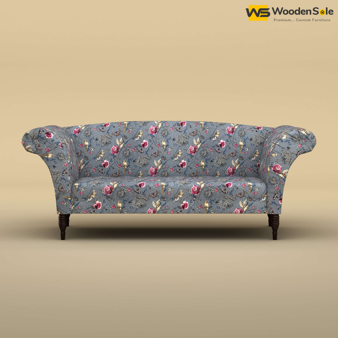 Leo Chaise Lounge (Cotton, Floral Printed)