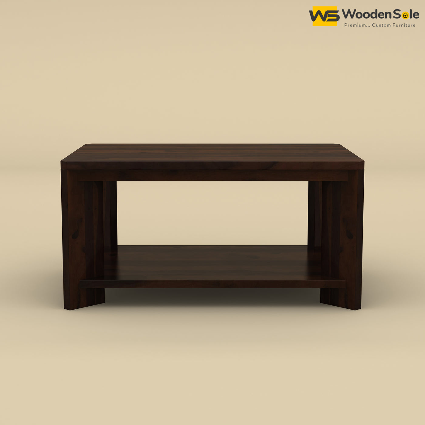 Wooden Coffee Table (Walnut Finish)