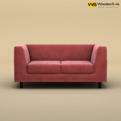 Hardik Loveseat (Velvet, Pink)