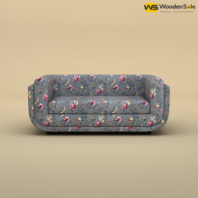 Vedant Two Seater Sofa (Cotton, Floral Printed)