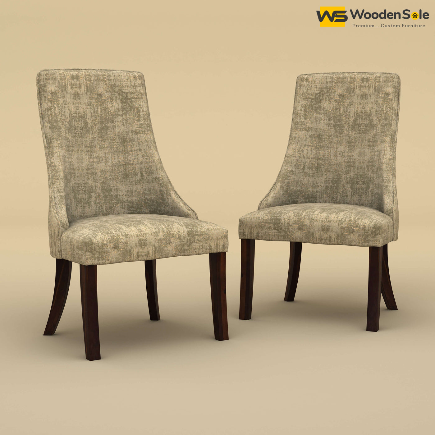 Dublin Dining Chairs - Set of 2 (Cotton, Patchy Cream)