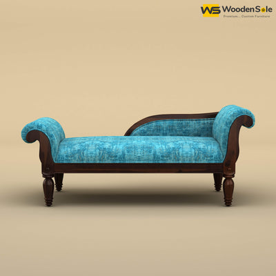 Virat Chaise Lounge (Cotton, Teal Blue)