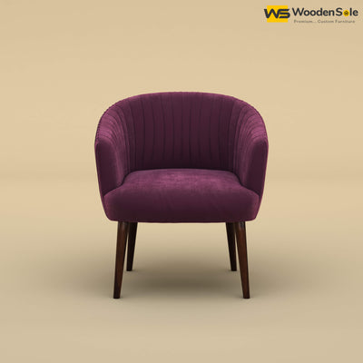 Parker Dining Chair (Velvet, Dark Purple)
