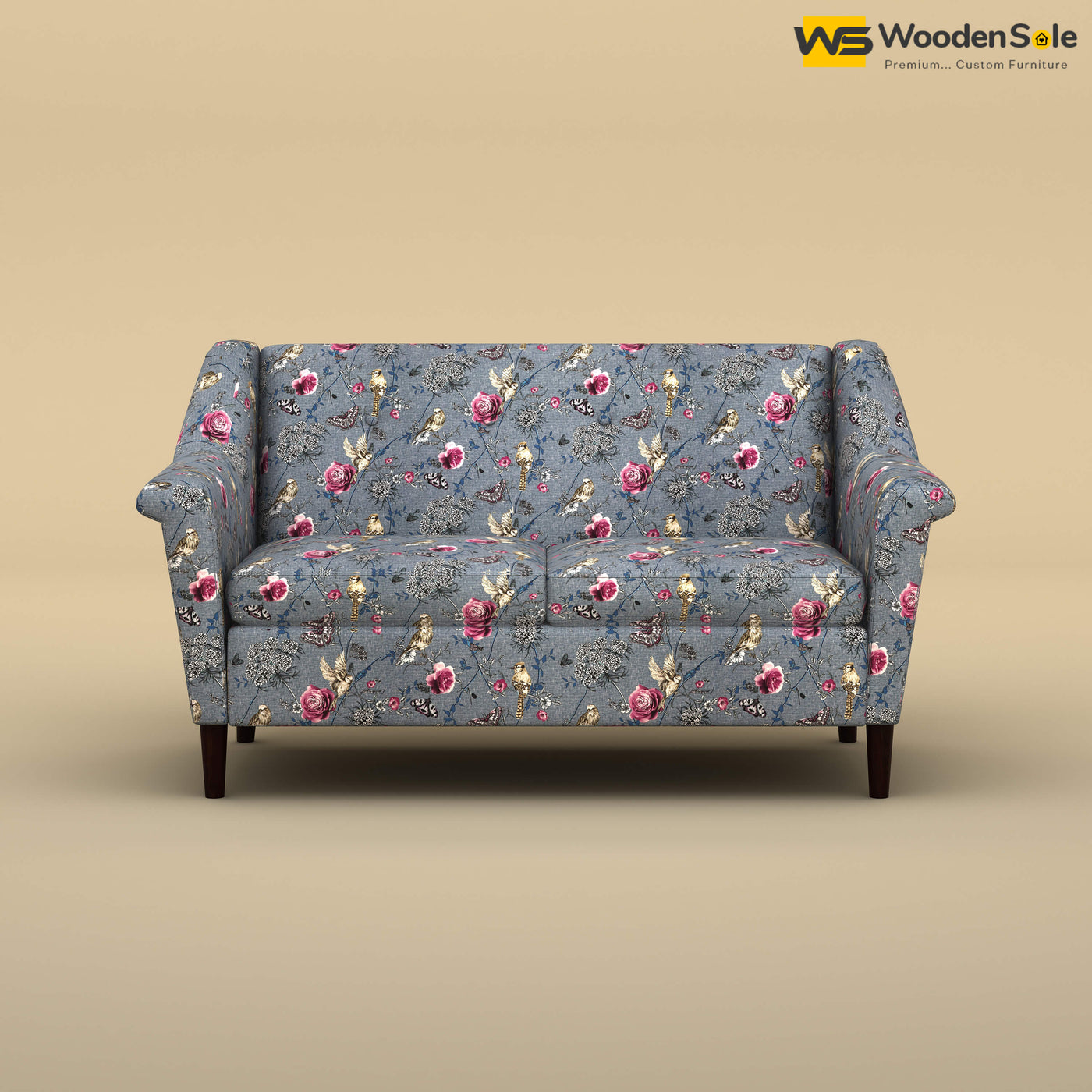 Ojas Loveseat (Cotton, Floral Printed)