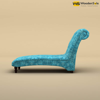 Turkish Chaise Lounge (Cotton, Teal Blue)