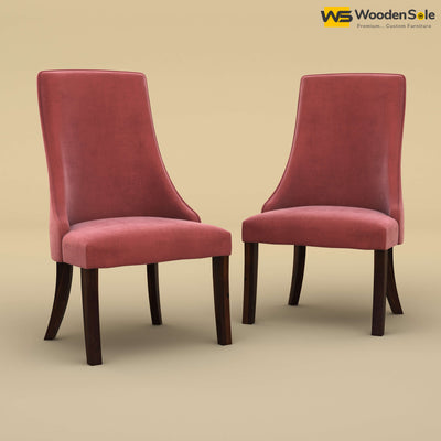Dublin Dining Chairs - Set of 2 (Velvet, Pink)