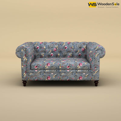 Maharaja Fabric 2 Seater Sofa (Cotton, Floral Printed)