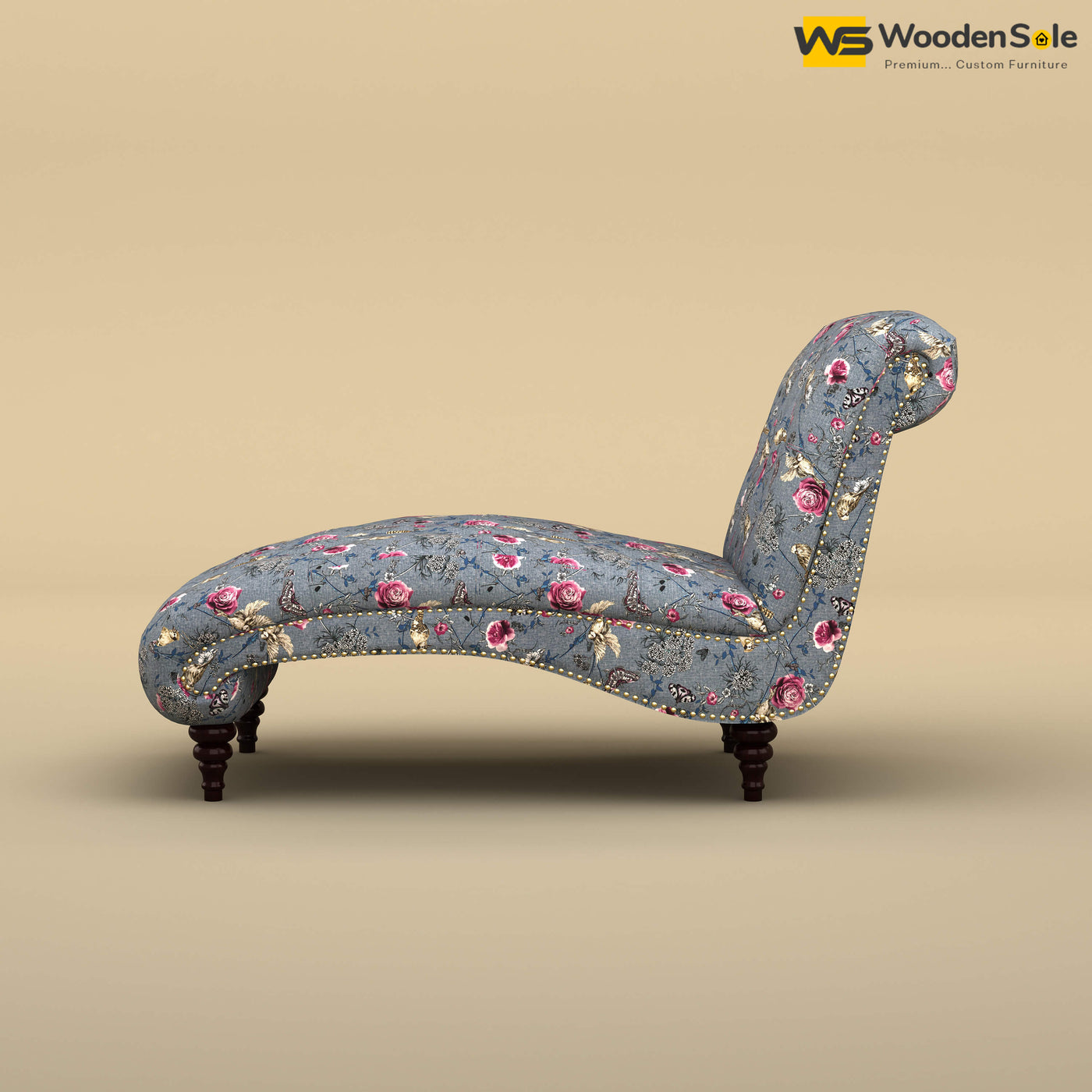 Toronto Chaise Lounge (Cotton, Floral Printed)