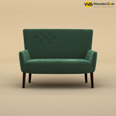 Dil Loveseat (Velvet, Forest Green)