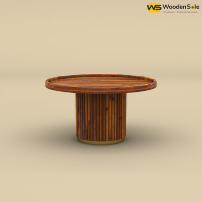 Ciaz Round Coffee Table (Honey Finish)