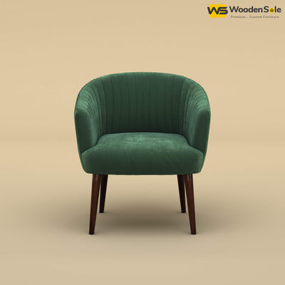 Parker Dining Chair (Velvet, Forest Green)