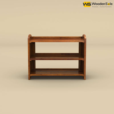 Strip Shoe Rack (Honey Finish)