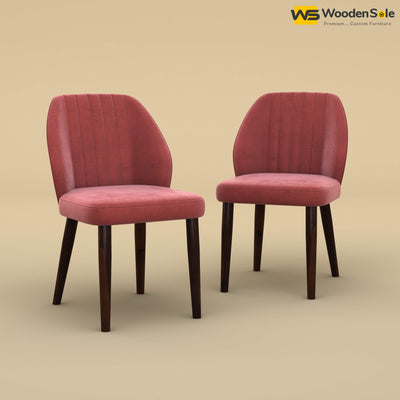 Norway Dining Chairs - Set of 2 (Velvet, Pink)