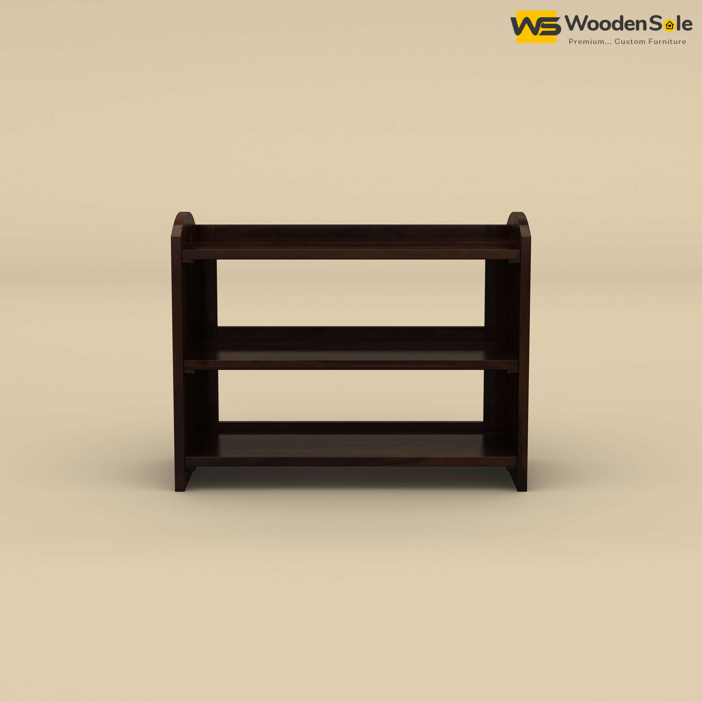 Strip Shoe Rack (Walnut Finish)