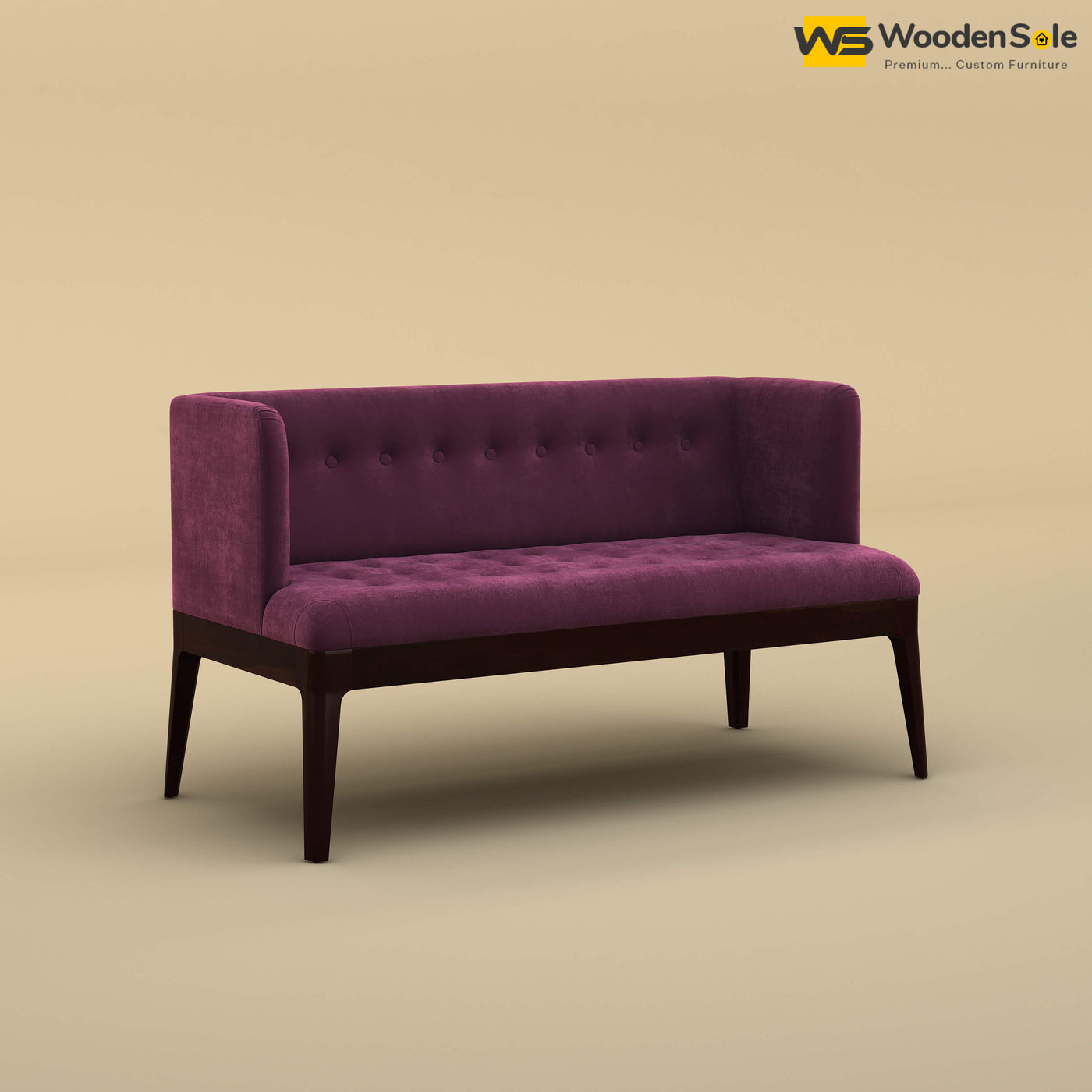 Olivier Loveseat (Velvet, Dark Purple)