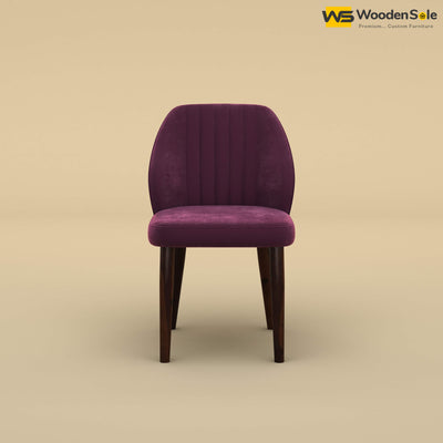 Norway Dining Chair (Velvet, Dark Purple)