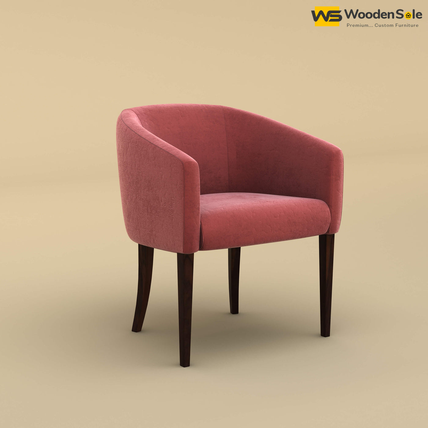 Florence Dining Chair (Velvet, Pink)