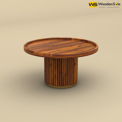 Ciaz Round Coffee Table (Honey Finish)