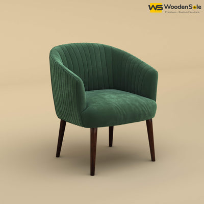 Parker Dining Chair (Velvet, Forest Green)