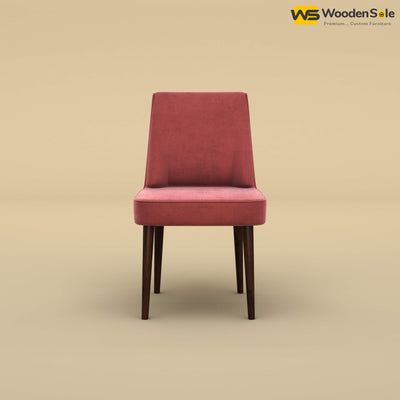 Hardik Dining Chair (Velvet, Pink)