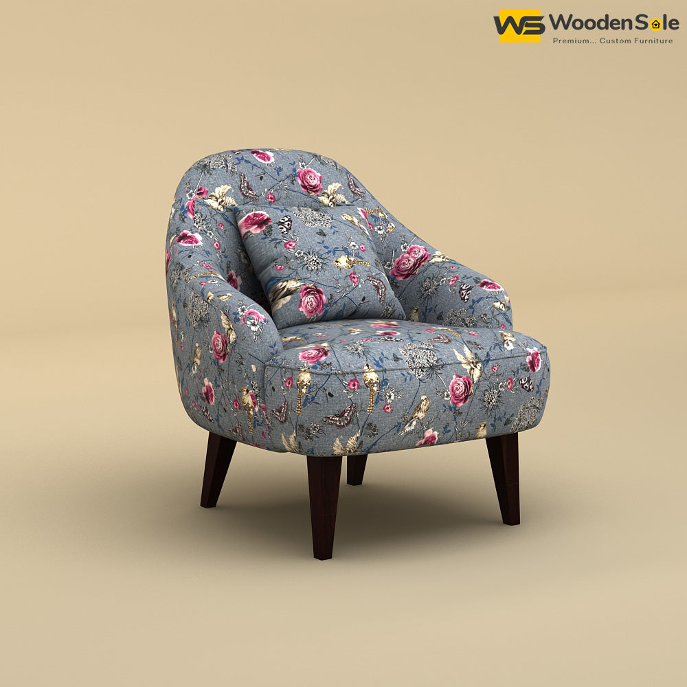 Opera Lounge Chair (Cotton, Floral Printed)