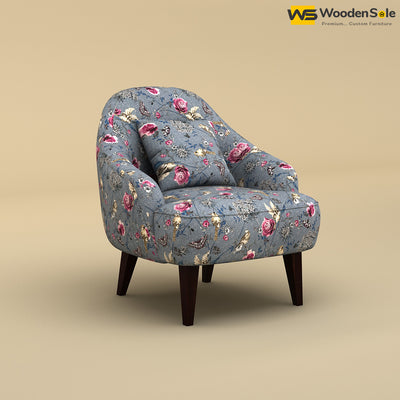 Opera Lounge Chair (Cotton, Floral Printed)