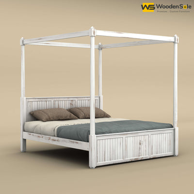 Angelo Poster Bed (King Size, Distress Finish)