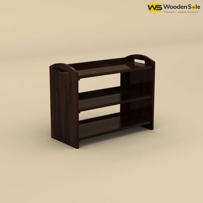 Strip Shoe Rack (Walnut Finish)