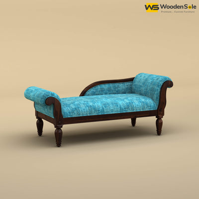 Virat Chaise Lounge (Cotton, Teal Blue)