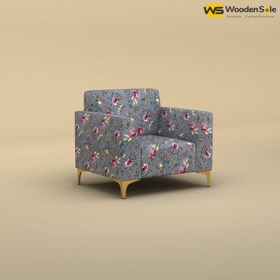 Nayobi 1 Seater Sofa (Cotton, Floral Printed)