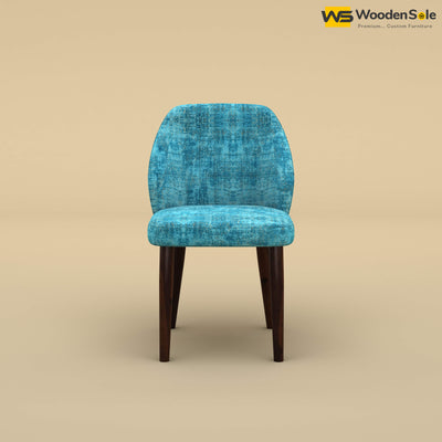 Norway Dining Chair (Cotton, Teal Blue)