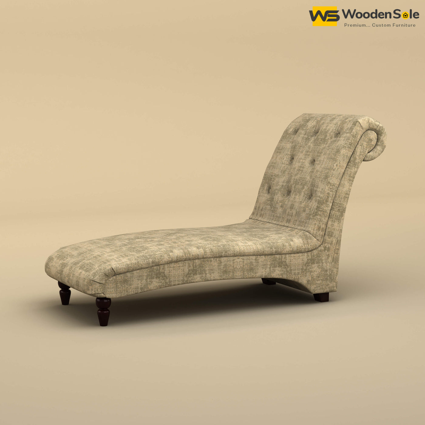 Turkish Chaise Lounge (Cotton, Patchy Cream)