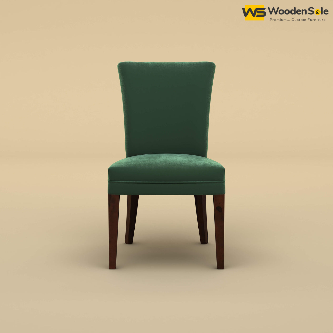 Bently Dining Chair (Velvet, Forest Green)