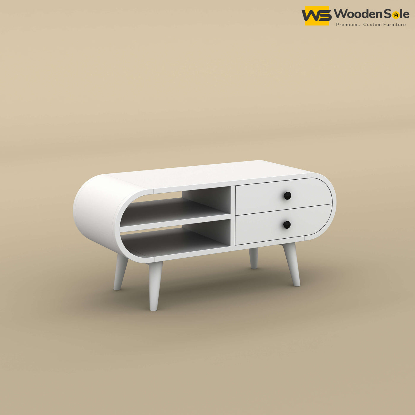 Nuvoca Tv Unit (White Finish)-1