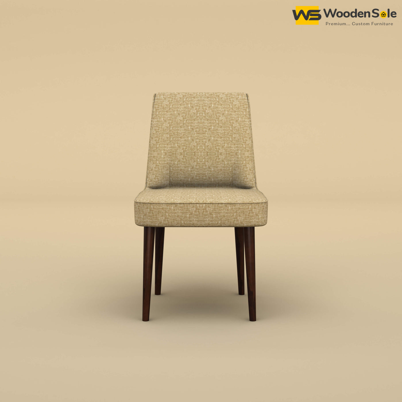 Hardik Dining Chair (Cotton, Faux Cream)