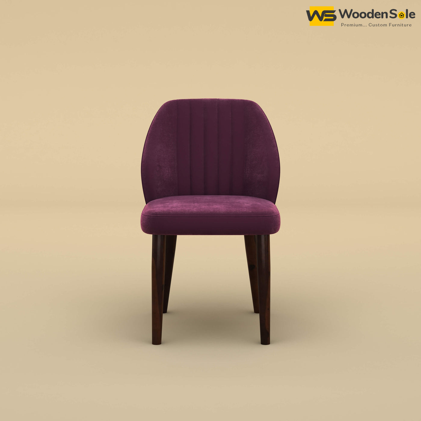 Norway Dining Chair (Velvet, Dark Purple)