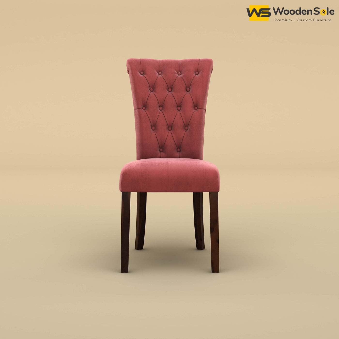 Kia Dining Chair (Velvet, Pink)