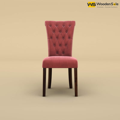 Kia Dining Chair (Velvet, Pink)