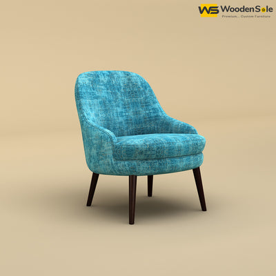 Lawson Lounge Chair (Cotton, Teal Blue)