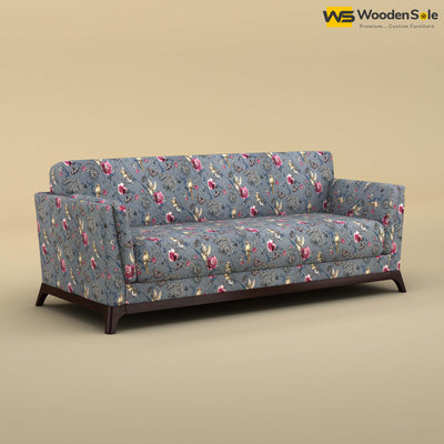 Bruno 3 Seater Sofa (Cotton, Floral Printed)